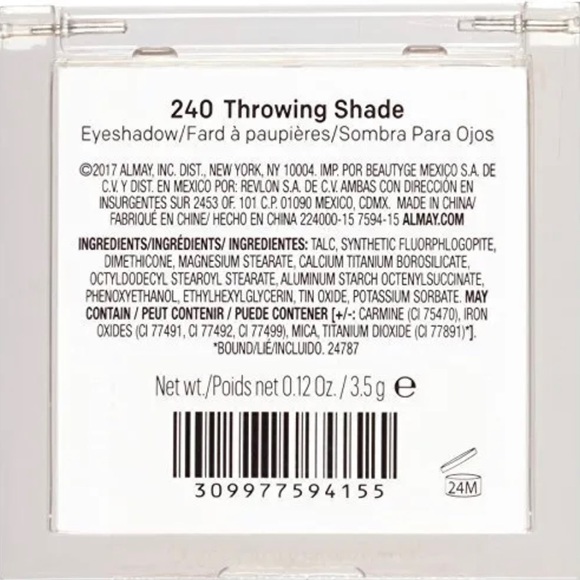 8 Almay Eyeshadow Palette Quads Hypoallergenic Matte Metallic Satin Glitter - Picture 8 of 15